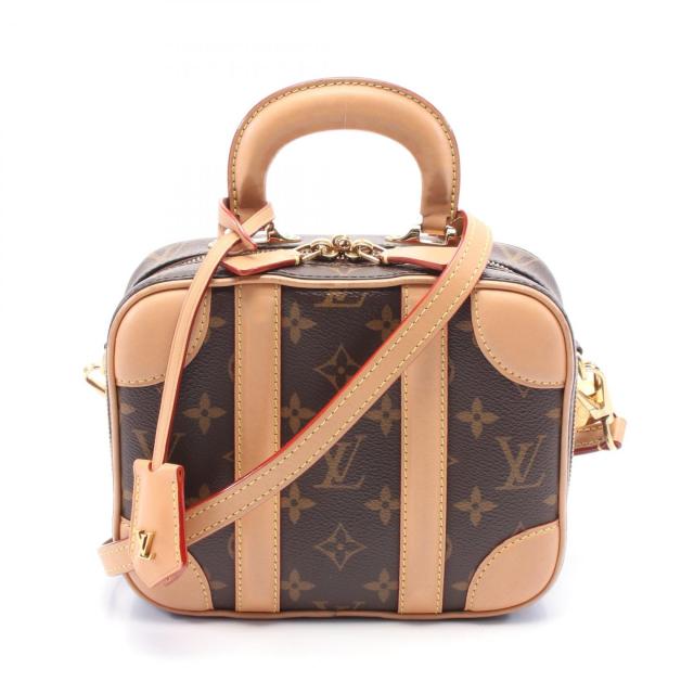 ルイ・ヴィトン LOUIS VUITTON ヴァリゼットBB ハンドバッグ バッグ PVCコーティングキャンバス レザー モノグラム レディース ブラウン系 M44804 【中古】