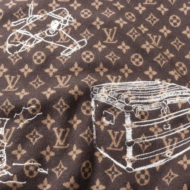 LOUIS VUITTON ルイヴィトン 23AW モノグラム総柄クルーネックニット