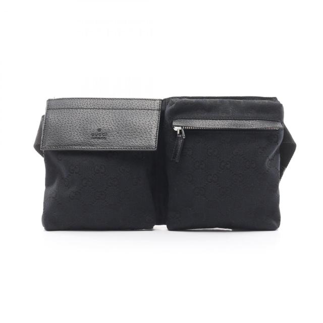 【GUCCI】グッチ・ブラックナイロンボディバッグ・型番：28566 GUCCI】グッチ・ブラックナイロンボディバッグ・型番：28566 Yahoo