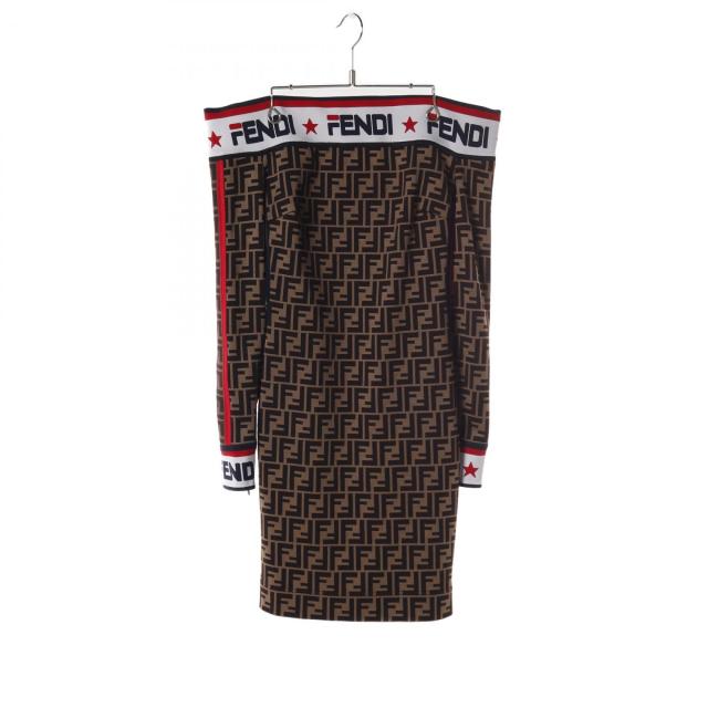 フェンディ FENDI FENDI × FILA ズッカ ワンピース 衣料品 トップス