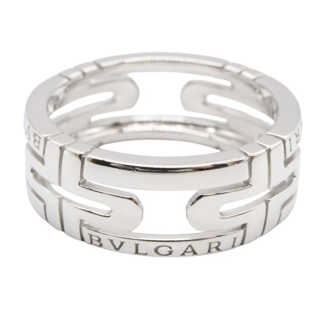 ブルガリ BVLGARI パレンテシリング ホワイトゴールド 750  