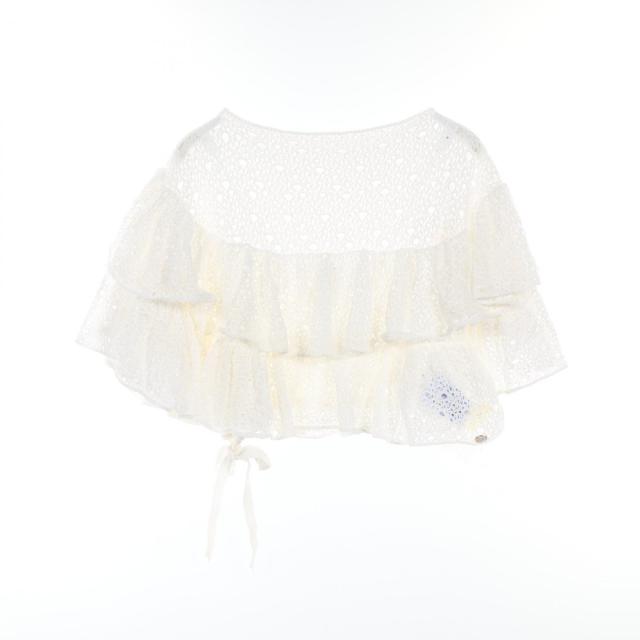 CHANEL - シャネル CHANEL カットソー 衣料品 トップス コットン ナイロン レディース ホワイト系 P43385K04388 【中古】 CHANEL - シャネル CHANEL カットソー 衣料品 トップス コットン