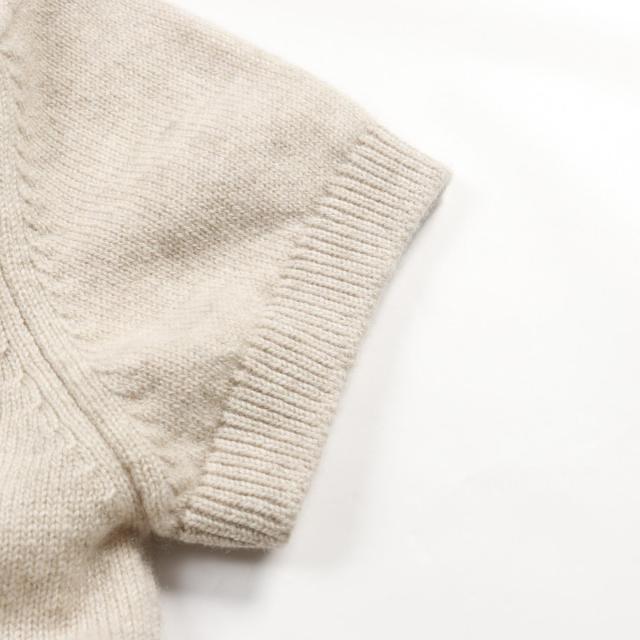 HERMES - エルメス HERMES セリエ ニット 衣料品 トップス カシミヤ レディース ベージュ系 3H2600D1 【中古】 エルメス HERMES セリエ ニット 衣料品 トップス カシミヤ