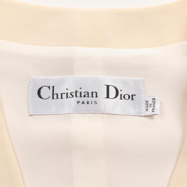 ディオール Dior ベスト 衣料品 トップス ウール シルク レディース ベージュ系 【中古】 ディオール Dior ベスト 衣料品 トップス ウール シルク レディース