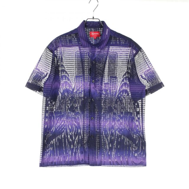 シュプリーム Supreme Liberty Lace S/S Shirt 衣料品 トップス ポリエステル メンズ パープル系 【中古】