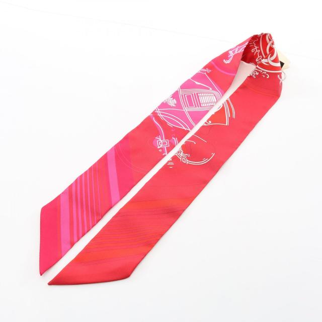 エルメス HERMES ツイリー EX-LIBRIS スカーフ 衣料品 シルク シルク  