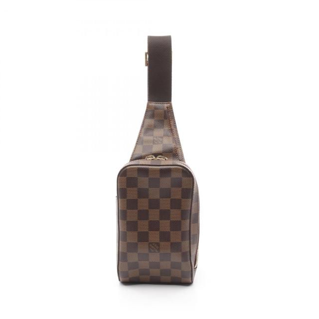 ルイ・ヴィトン LOUIS VUITTON ジェロニモス ウエストバッグ ボディバッグ バッグ PVCコーティングキャンバス ダミエ メンズ レディース ブラウン系 N51994 【中古】