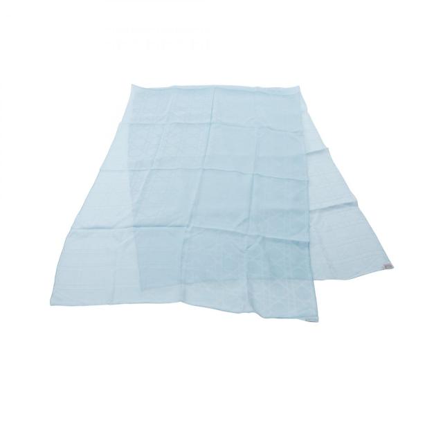 CHARDONS ファッション 「Christian Dior」 シルク スカーフ - ブルー