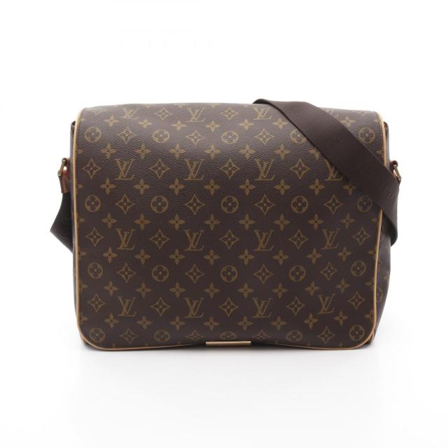 ルイ・ヴィトン LOUIS VUITTON アベス ショルダーバッグ バッグ PVCコーティングキャンバス レザー モノグラム メンズ レディース ブラウン系 M45257 【中古】