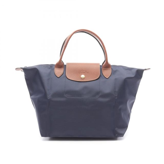 ◇『LONGCHAMP／ロンシャン』良品“ル プリアージュ ネオ ハンドバッグ Sサイズ”レディース ネイビーカラー ナイロン・レザー素材 LONGCHAMP ロンシャン ル プリアージュ ハンドバッグ サイズ s
