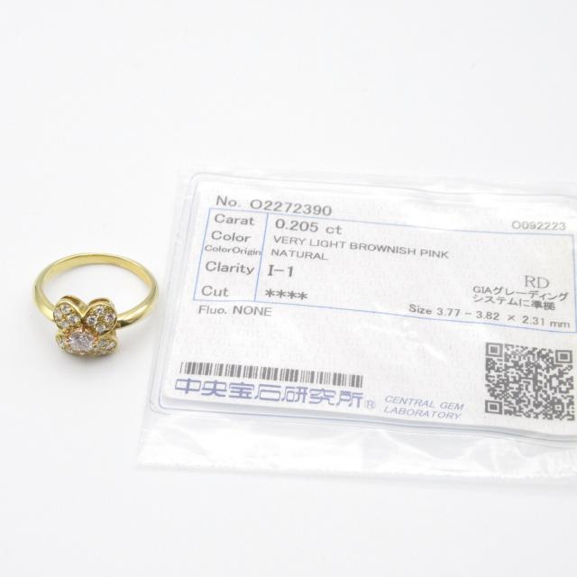 ジュエリー JEWELRY ピンクダイヤ リング リング・指輪 ジュエリー K18  