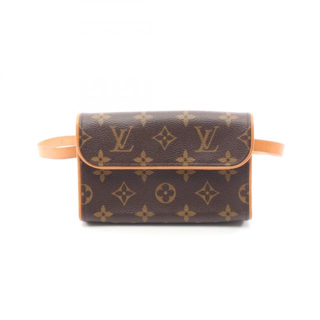 ルイ・ヴィトン LOUIS VUITTON ポシェットフロランティーヌ モノグラム ウエストバッグ ボディバッグ バッグ PVCコーティングキャンバス レザー レディース ブラウン系 M51855 【中古】