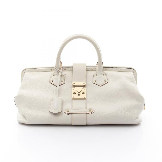 ルイ・ヴィトン LOUIS VUITTON アンジェニューGM ハンドバッグ バッグ レザー スハリ レディース アイボリー系 M91811 【中古】