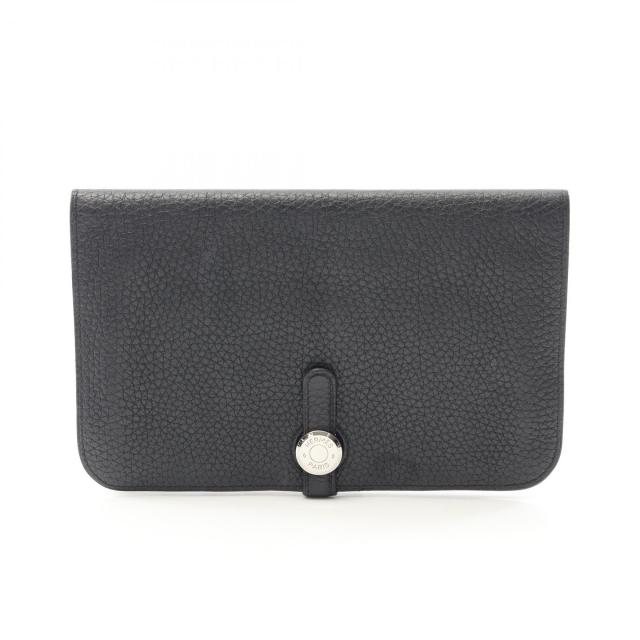 エルメス HERMES ドゴンGM 二つ折り長財布 財布 レザー トゴ トゴ  