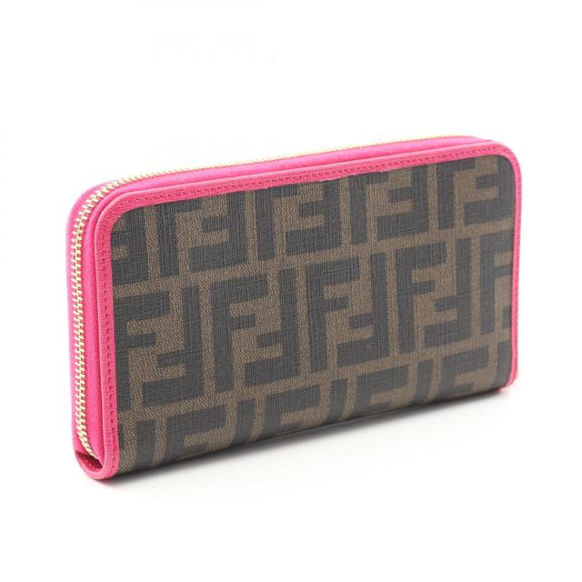 フェンディ FENDI バイザウェイ ズッカ ラウンド長財布 財布 PVC  