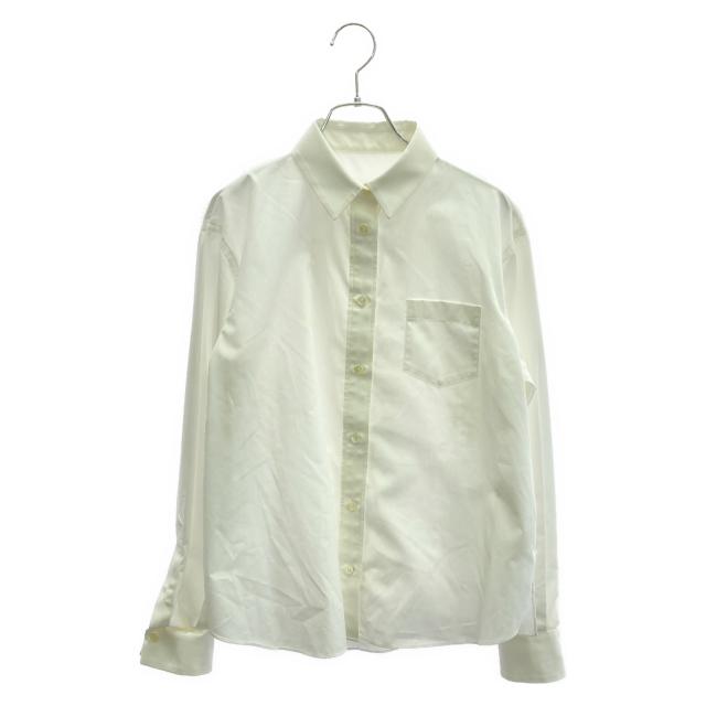 サカイ Sacai 22-06001 レースシャツ ホワイト 長袖シャツ 衣料品 トップス ポリエステル レディース ホワイト系 【中古】