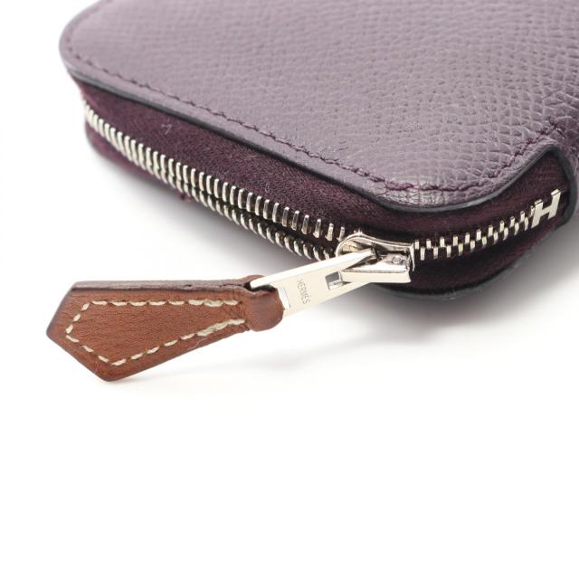 エルメス HERMES アザップ コンパクトミニ シルクイン コインケース  