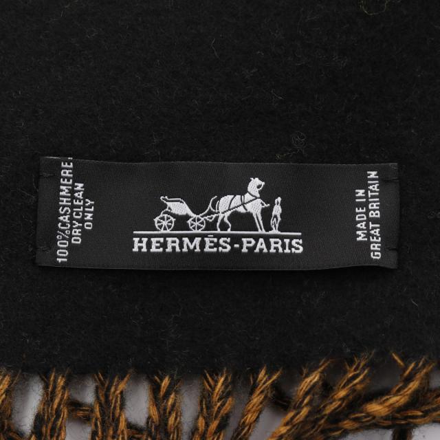 エルメス HERMES カザック ジグザグ マフラー 衣料品 カシミヤ  