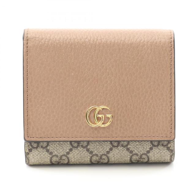 グッチ GUCCI GGマーモント GGスプリーム 二つ折り財布 財布 PVC  