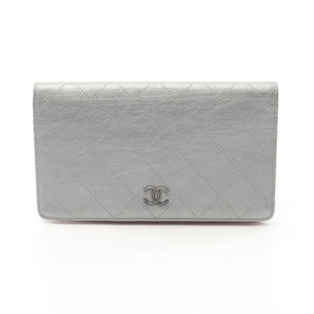 シャネル CHANEL マトラッセ ココマーク 二つ折り長財布 財布