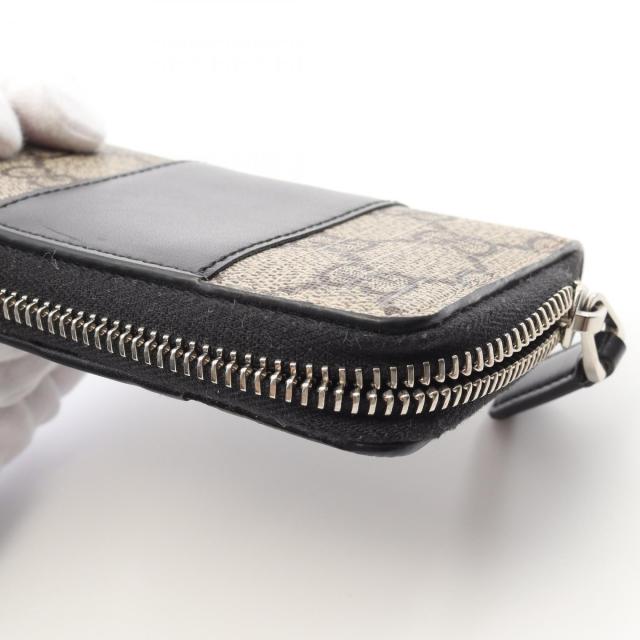 グッチ GUCCI GGスプリーム ラウンド財布 財布 PVCコーティング