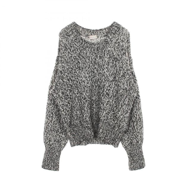 モンクレール MONCLER ニット 衣料品 トップス ウール レディース ブラック系 / ホワイト系 G20919B00001 【中古】