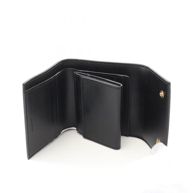 セリーヌ　スモールトリフォールドウォレット　ブラック CELINE】スモール トリフォールドウォレット 16（セーズ）財布 (CELINE