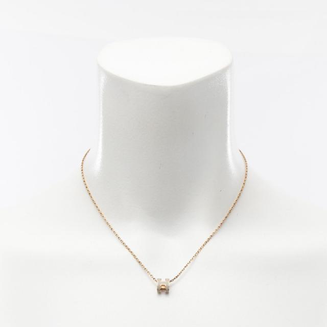 HERMES エルメス ポップアッシュ・Hネックレス ホワイトゴールド GP