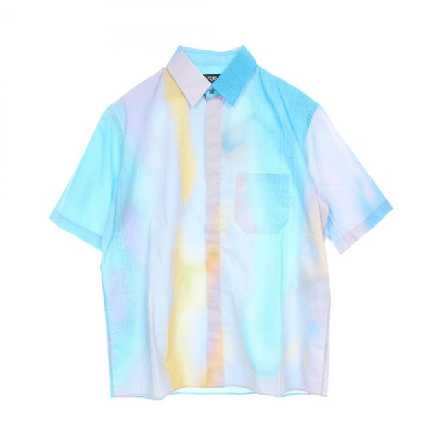 フェンディ FENDI 衣料品 トップス コットン メンズ ブルー系 / パープル系 / マルチカラー FS1022 【中古】