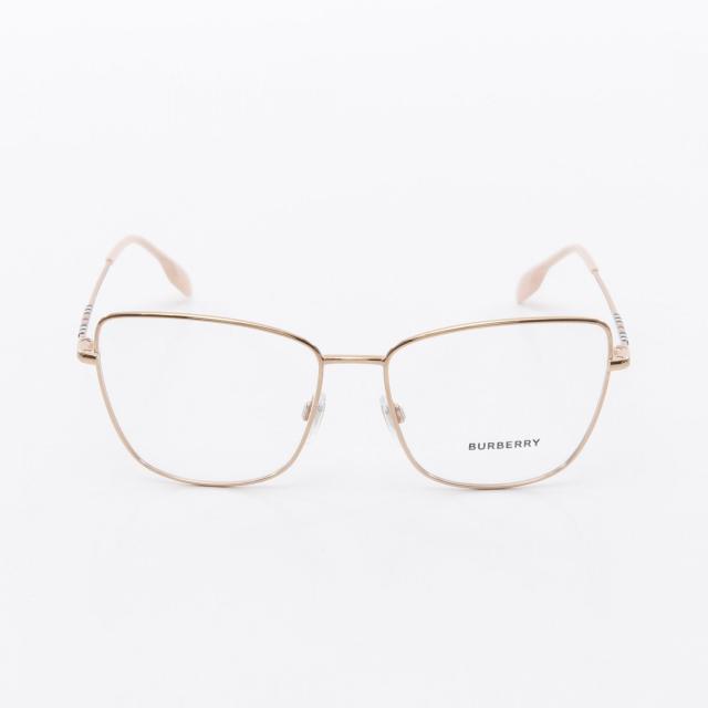 バーバリー BURBERRY 伊達 メガネ 衣料品 プラスチック / メタル レディース ゴールド系 B1367-1337 【中古】