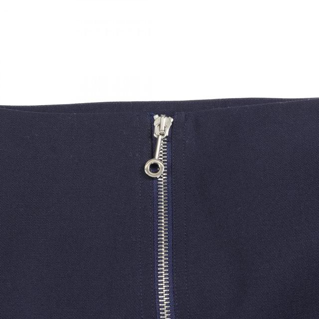 HERMES エルメス　スカート　34 ネイビー エルメス HERMES スカート 衣料品 ボトムス ウール レディース