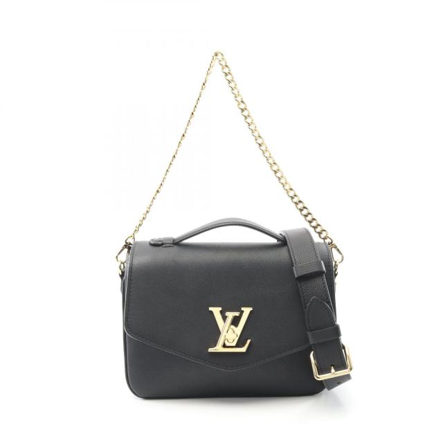 ルイ・ヴィトン LOUIS VUITTON オックスフォード ロックミー ハンドバッグ バッグ レザー レディース ブラック系 M22735 【中古】