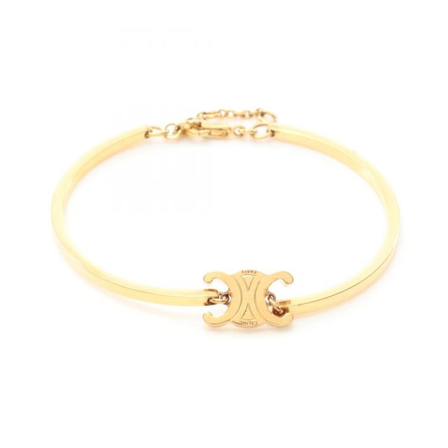 セリーヌ CELINE トリオンフ 金メッキブレスレット セリーヌ CELINE トリオンフ 金メッキブレスレット