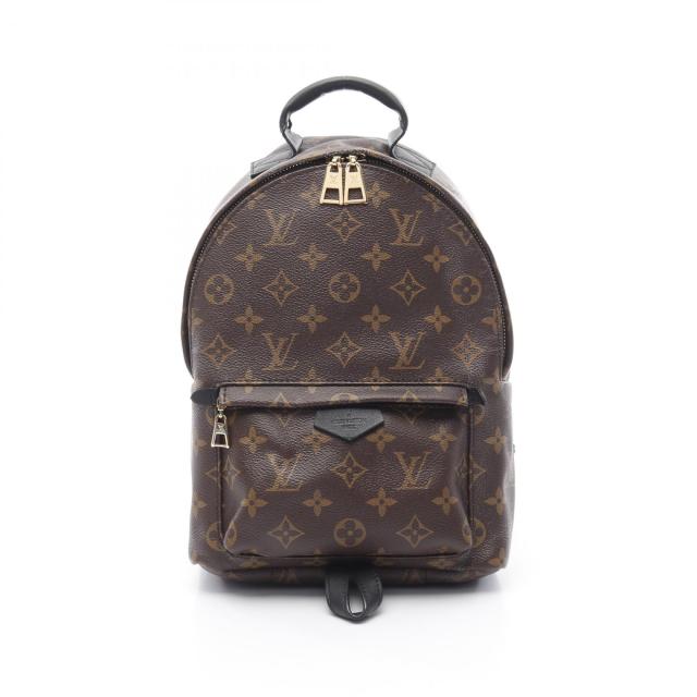 ルイ・ヴィトン LOUIS VUITTON パームスプリングス バックパックPM モノグラム リュックサック バックパック バッグ PVCコーティングキャンバス レザー レディース ブラウン系 / ブラック系 M44871 【中古】