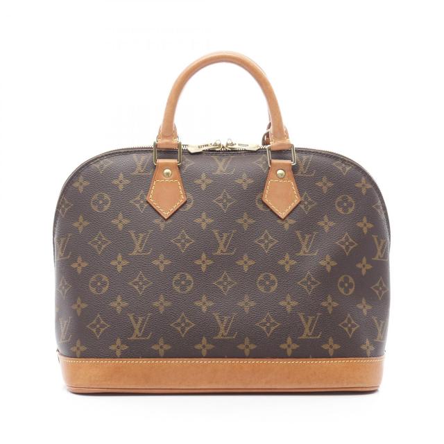 ルイ・ヴィトン LOUIS VUITTON アルマPM モノグラム ハンドバッグ バッグ PVCコーティングキャンバス レザー レディース ブラウン系 M51130 【中古】