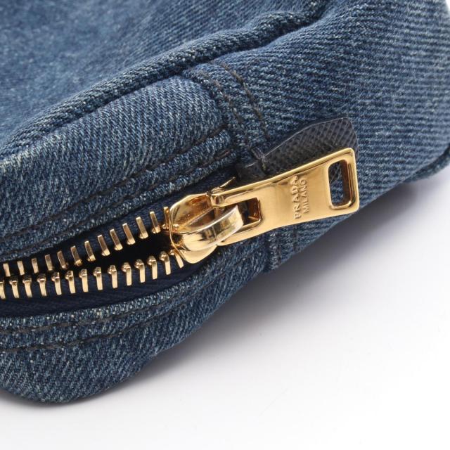 楽天市場】PRADA プラダ ポーチ DENIM デニム 化粧ポーチ コスメ