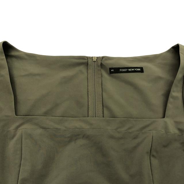 フォクシー ニューヨーク FOXEY NEW YORK ノースリーブワンピース  