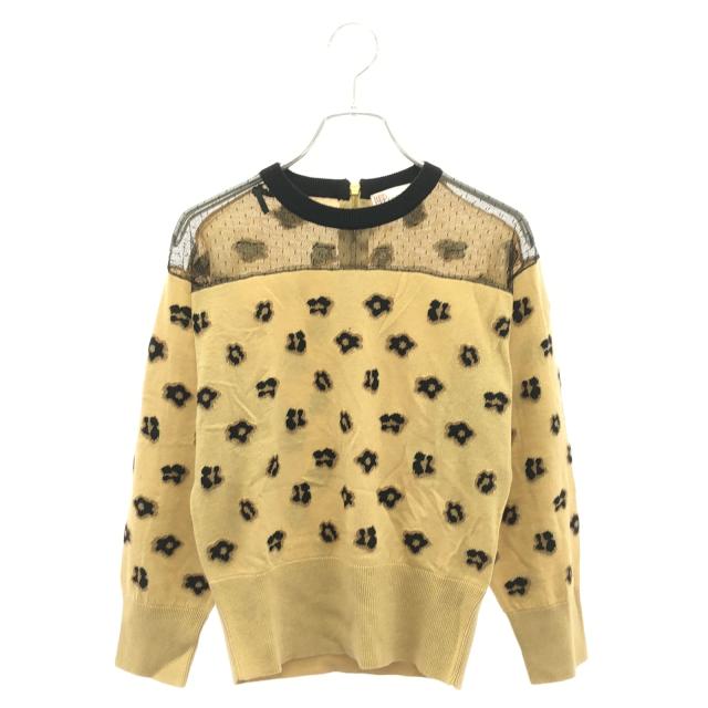 レッドヴァレンティノ RED VALENTINO ニット ニット 衣料品 トップス ウール レディース ブラウン系 【中古】