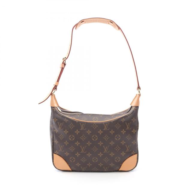 ルイ・ヴィトン LOUIS VUITTON ブローニュPM モノグラム ショルダーバッグ バッグ PVCコーティングキャンバス レザー レディース ブラウン系 M51265 【中古】