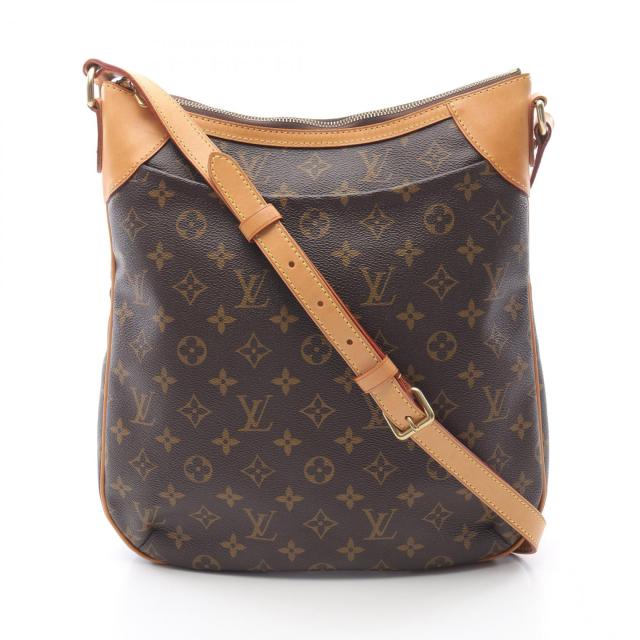 ルイ・ヴィトン LOUIS VUITTON オデオンMM モノグラム ショルダーバッグ バッグ PVCコーティングキャンバス レザー レディース ブラウン系 M56389 【中古】