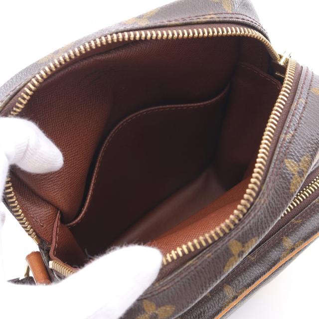 LOUIS VUITTON◇アマゾン_モノグラムキャンバス/PVC/BRW/総柄 ルイ