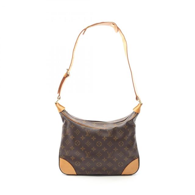 ルイ・ヴィトン LOUIS VUITTON ブローニュPM モノグラム ショルダーバッグ バッグ PVCコーティングキャンバス レザー レディース ブラウン系 M51265 【中古】