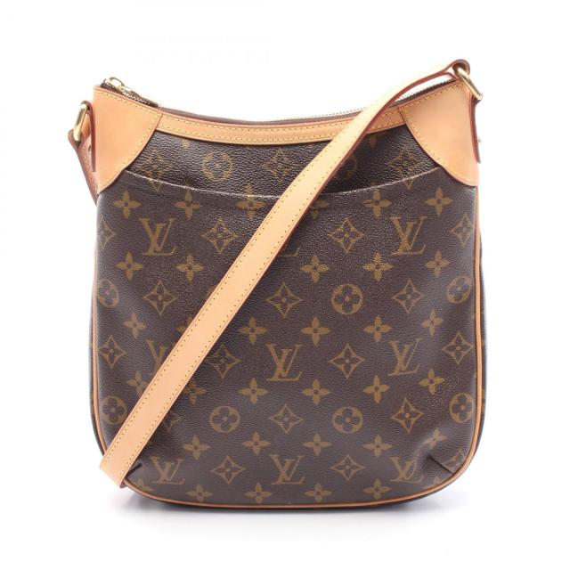 ルイ・ヴィトン LOUIS VUITTON オデオンPM モノグラム ショルダーバッグ バッグ PVCコーティングキャンバス レザー レディース ブラウン系 M56390 【中古】