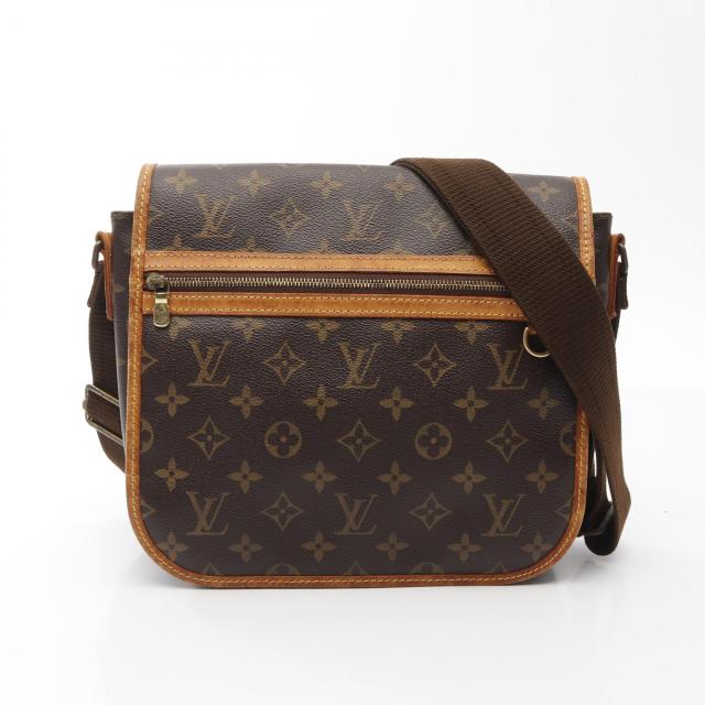 ルイ・ヴィトン LOUIS VUITTON メッセンジャーPM ボスフォール ショルダーバッグ バッグ PVCコーティングキャンバス レザー モノグラム レディース ブラウン系 M40106 【中古】