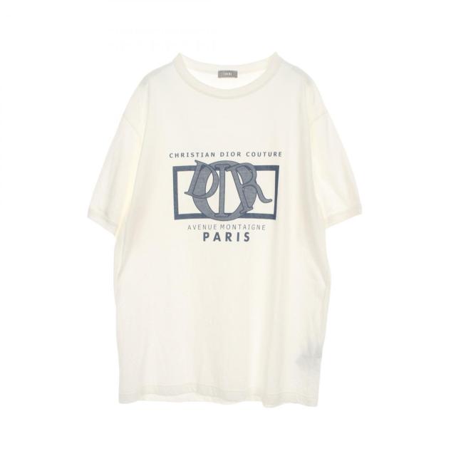 ディオール Dior チャーム カットソー 衣料品 トップス コットン メンズ ホワイト系 493J642A0817 