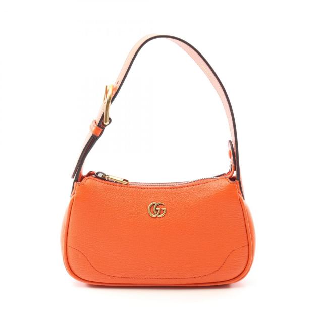 GUCCI / アフロディ/GGマーモント/ハンドバッグ/レザー/オレンジ/73907 グッチ GUCCI アフロディーテ GGマーモント ハンドバッグ バッグ