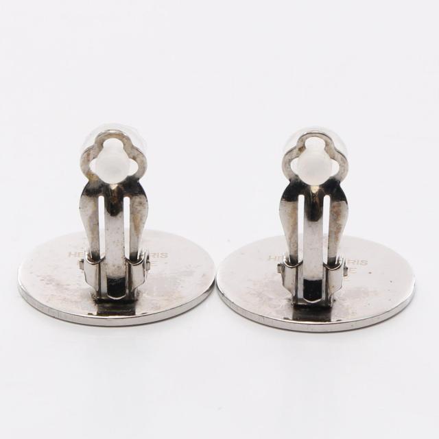 エルメスHERMESセリエイヤリングとシルバーネックレスチャームのセット