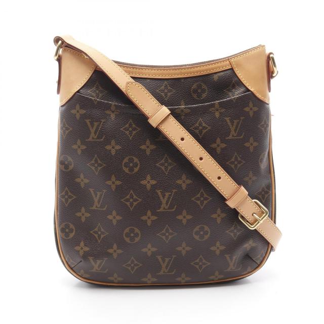 ルイ・ヴィトン LOUIS VUITTON オデオンPM モノグラム ショルダーバッグ バッグ PVCコーティングキャンバス レザー レディース ブラウン系 M56390 【中古】