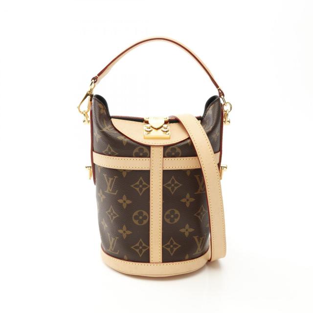 ルイ・ヴィトン LOUIS VUITTON ダッフルバッグ モノグラム ハンドバッグ バッグ PVCコーティングキャンバス レザー レディース ブラウン系 M43587 【中古】