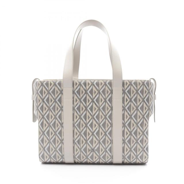 ディオール Dior CD ダイヤモンド コロール トートバッグ バッグ PVCコーティングキャンバス レザー レディース グレー系 / マルチカラー 【中古】